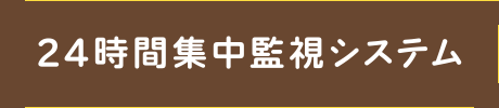 24時間集中監視システム