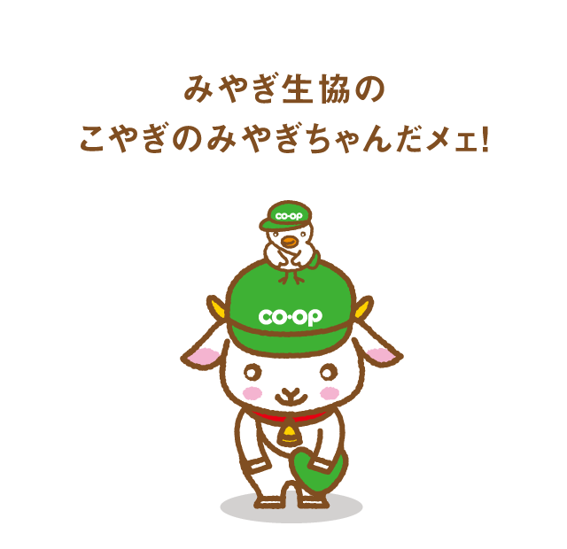 こやぎのみやぎちゃん ぬいぐるみ 生協 コープ coop